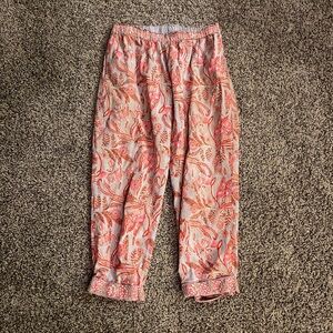 Sudha Pink Hippie Boho Capri Whimseygoth Yoga Airy Pants Loungewear Streetwear